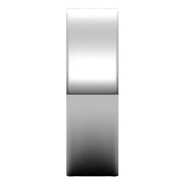 10K White Gold Flat Ultra-Light Wedding Band, 6 mm Wide