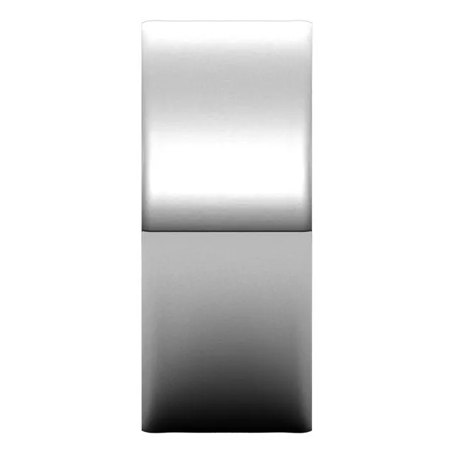 10K White Gold Flat Ultra-Light Wedding Band, 8 mm Wide