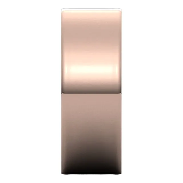14K Rose Gold Flat Ultra-Light Wedding Band, 7 mm Wide