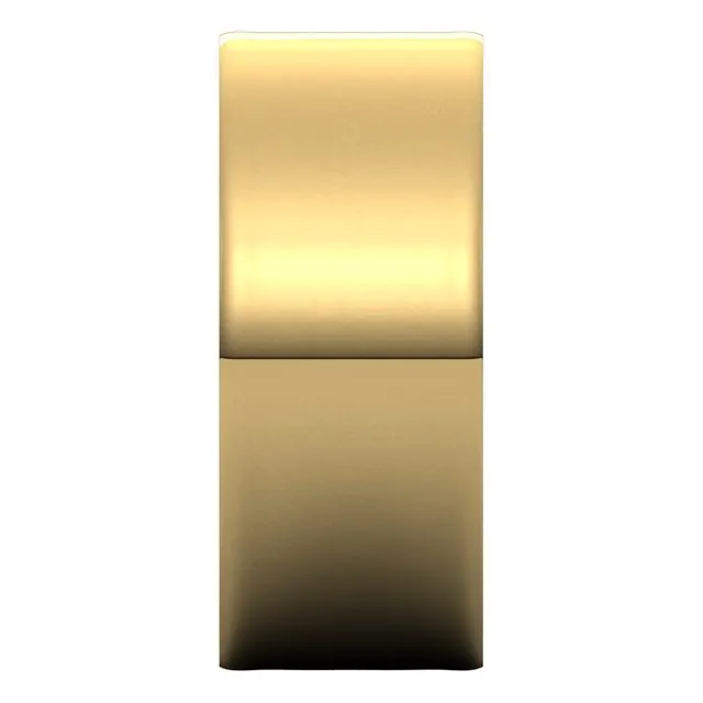 14K Yellow Gold Flat Ultra-Light Wedding Band, 8 mm Wide