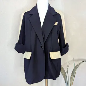 2 Tone fashionable rayon mix blazer (M-L)