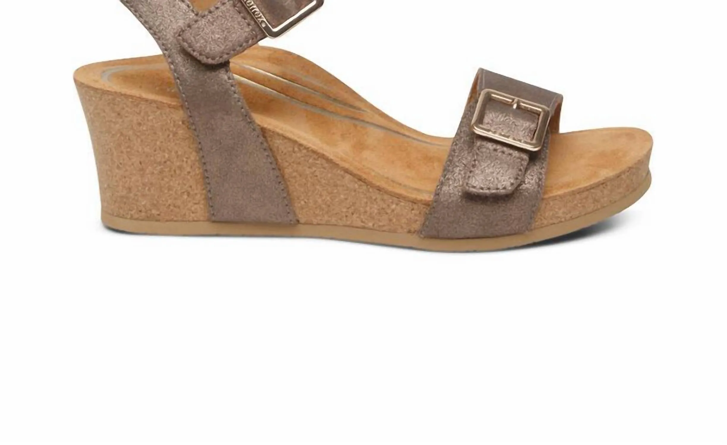 Aetrex - Women's Lexa Quarter Strap Wedge Sandals