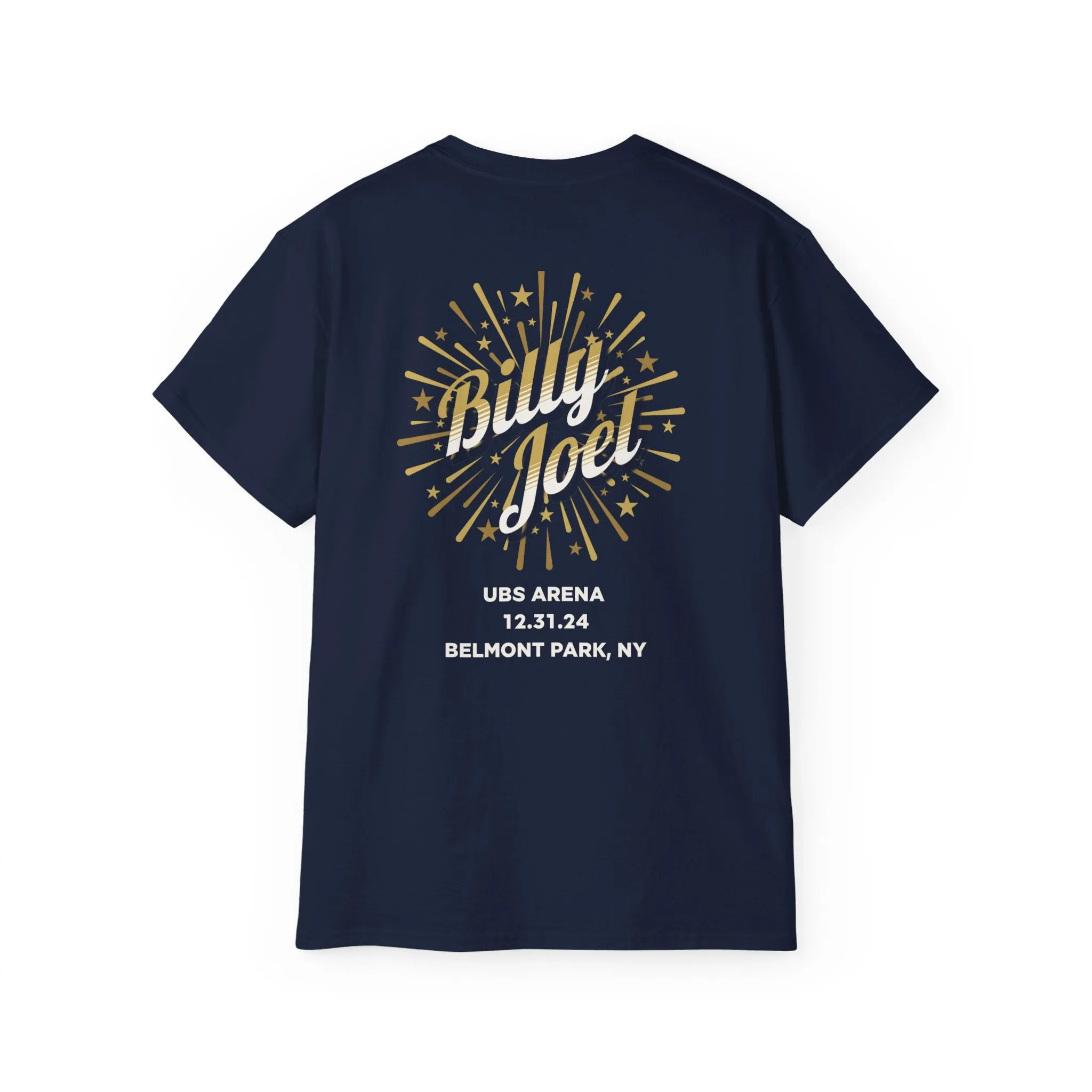 Billy Joel "12-31-24 NYE Belmont Park, NY Event" Navy T-Shirt