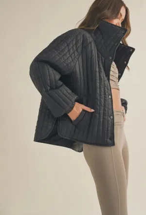 Black Quilted Jacket