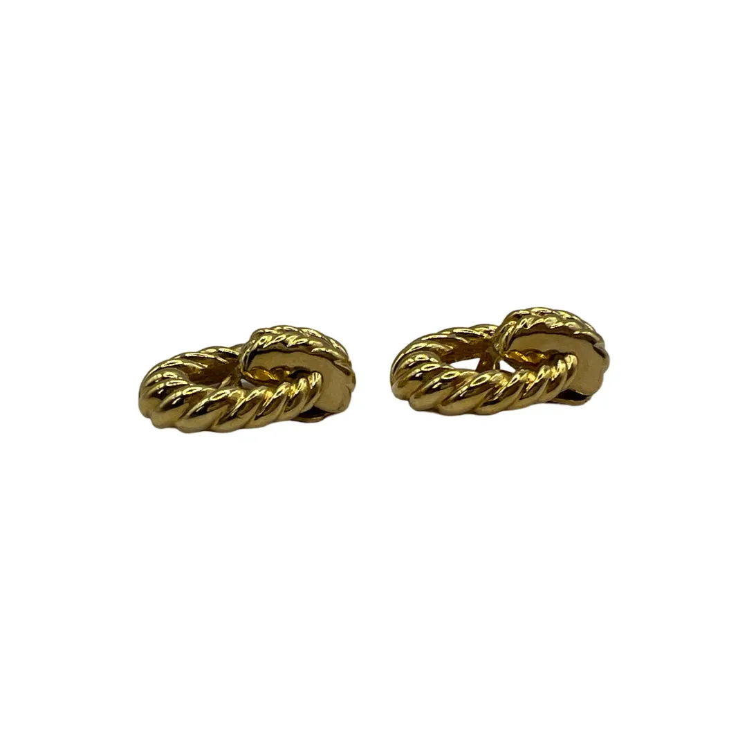 Dior Vintage Doorknocker Earrings