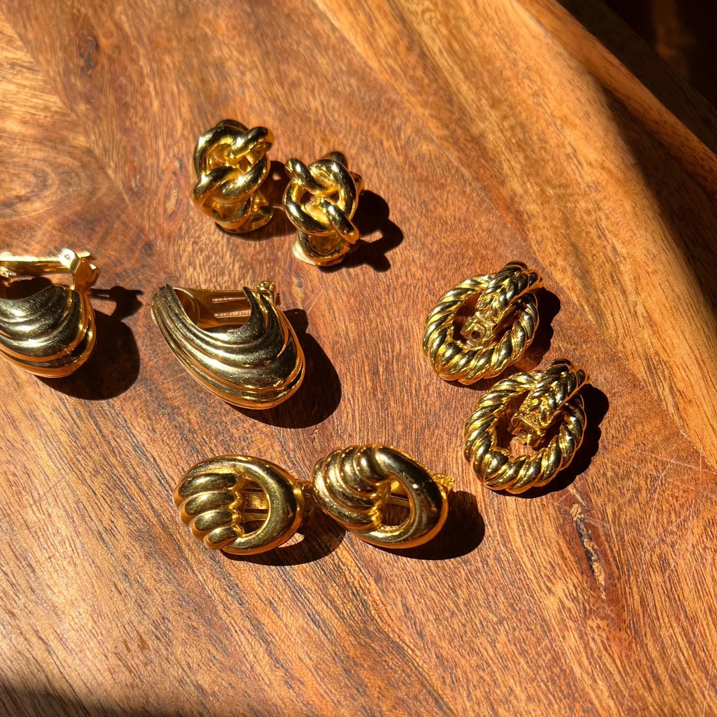 Dior Vintage Doorknocker Earrings