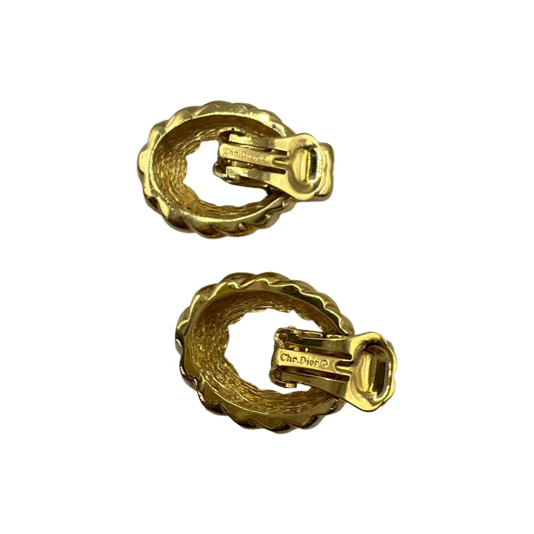 Dior Vintage Doorknocker Earrings
