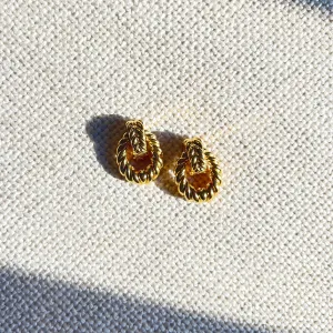 Dior Vintage Doorknocker Earrings