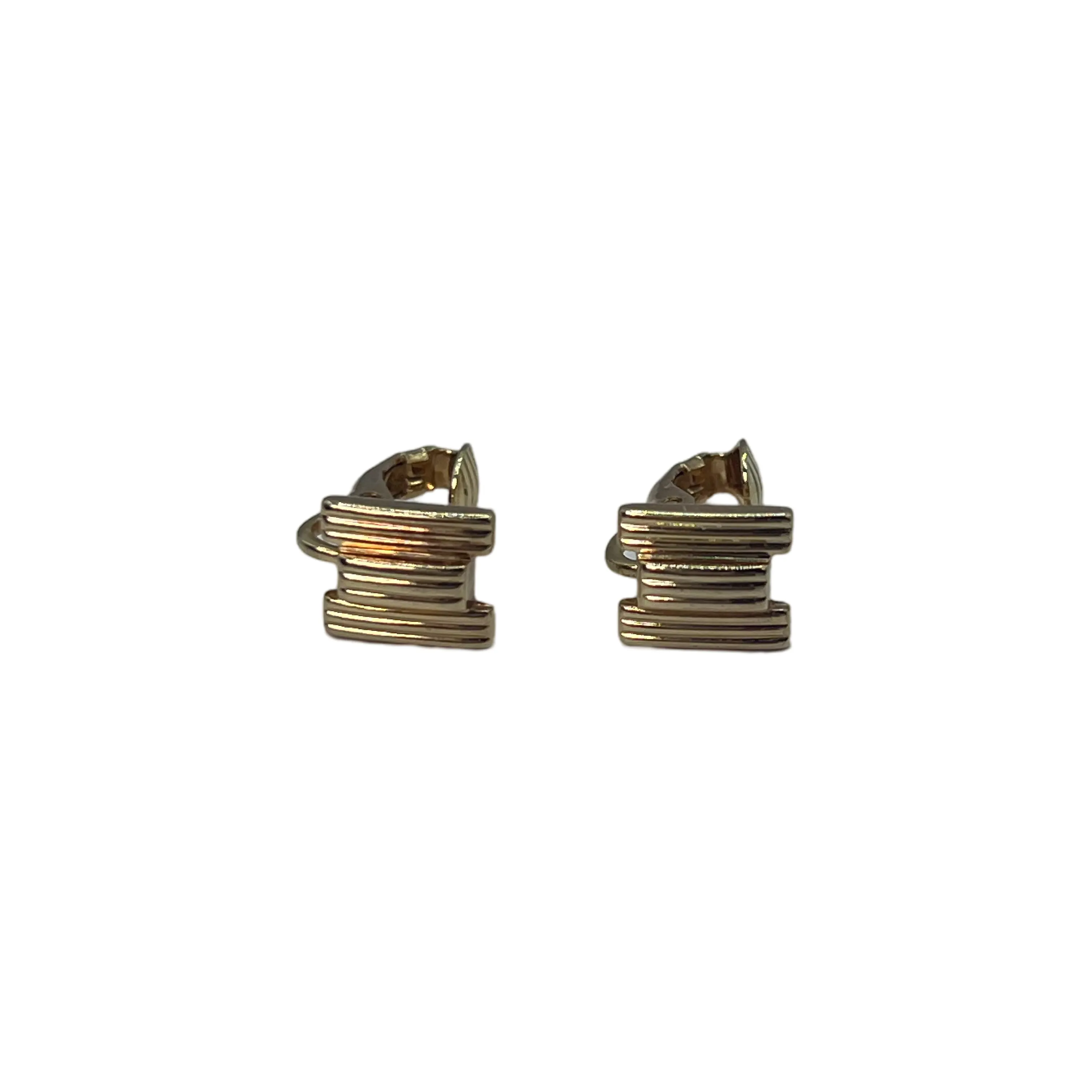 Dior Vintage Linear Stud Earrings