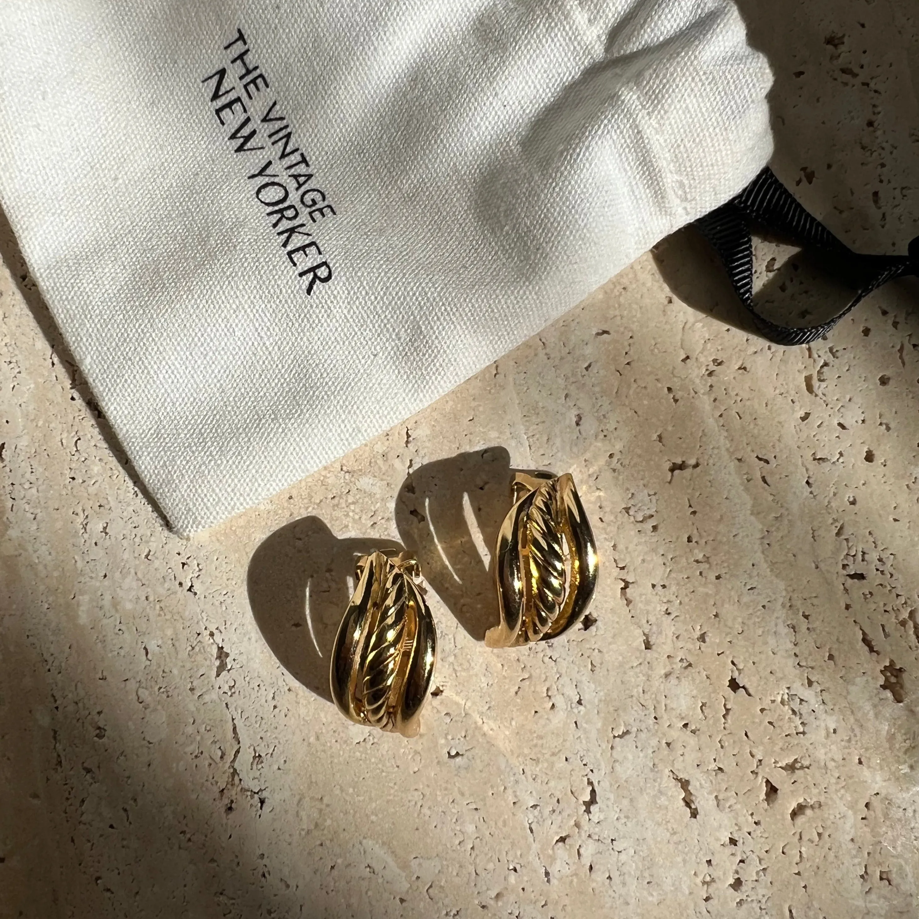 Dior Vintage Twist Earrings
