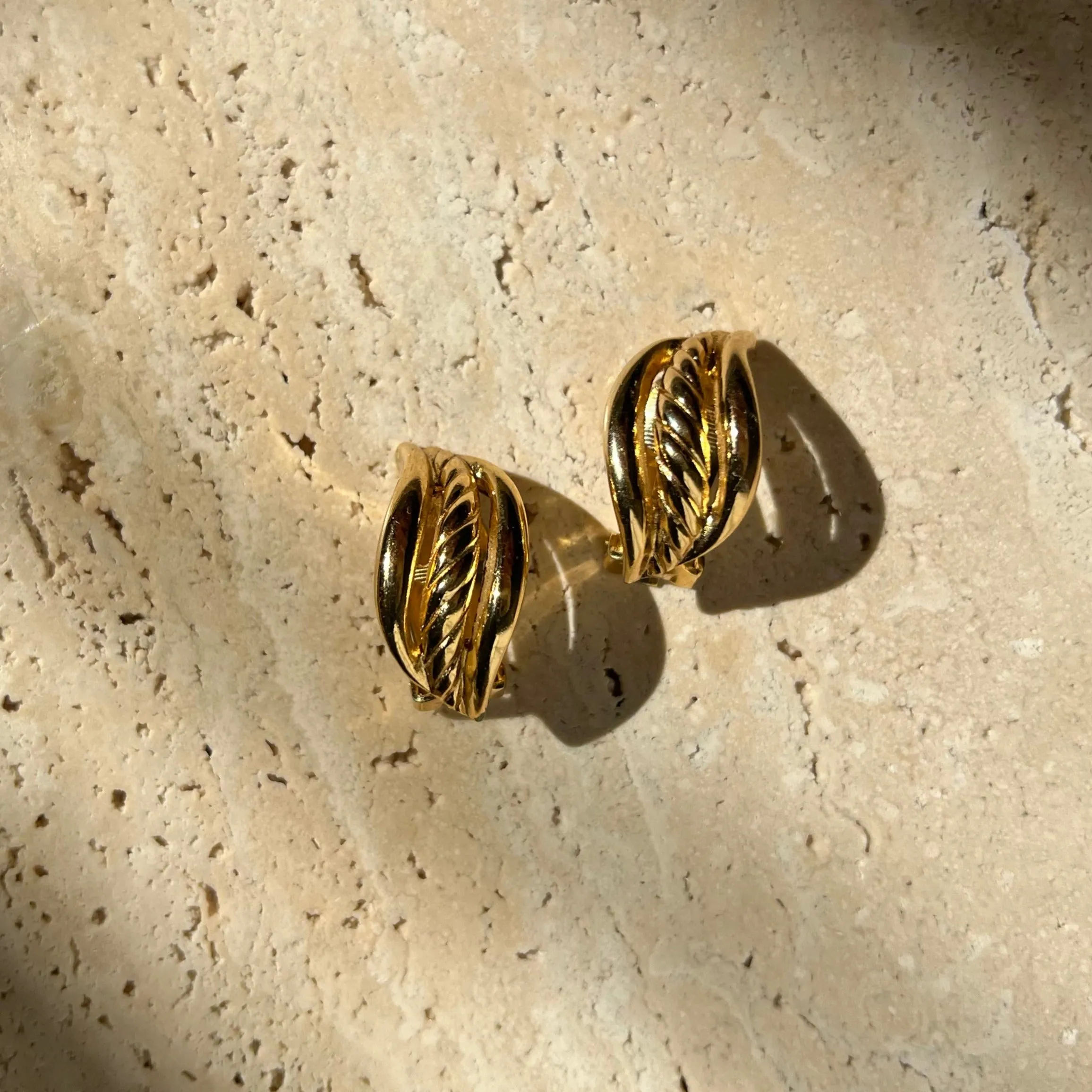 Dior Vintage Twist Earrings