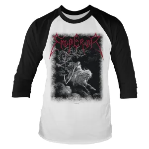 Emperor Unisex Raglan T-shirt: Rider (White/Black)
