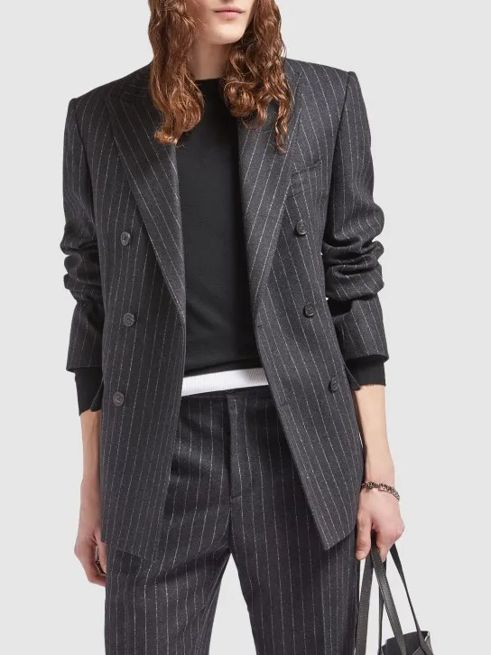 Golden Goose   Journey double breast wool blend blazer 