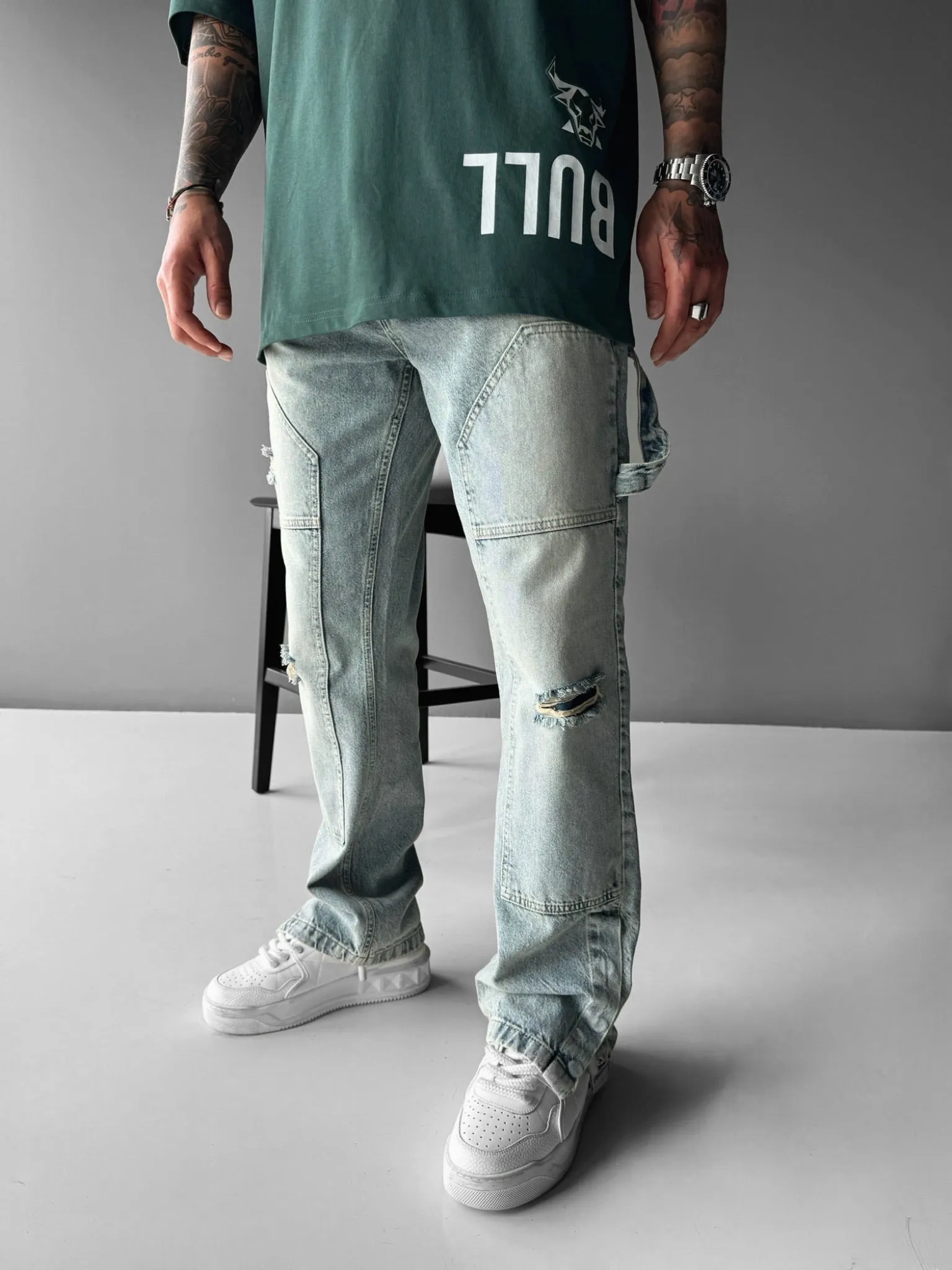 Oversize Bull T-shirt - Petrol