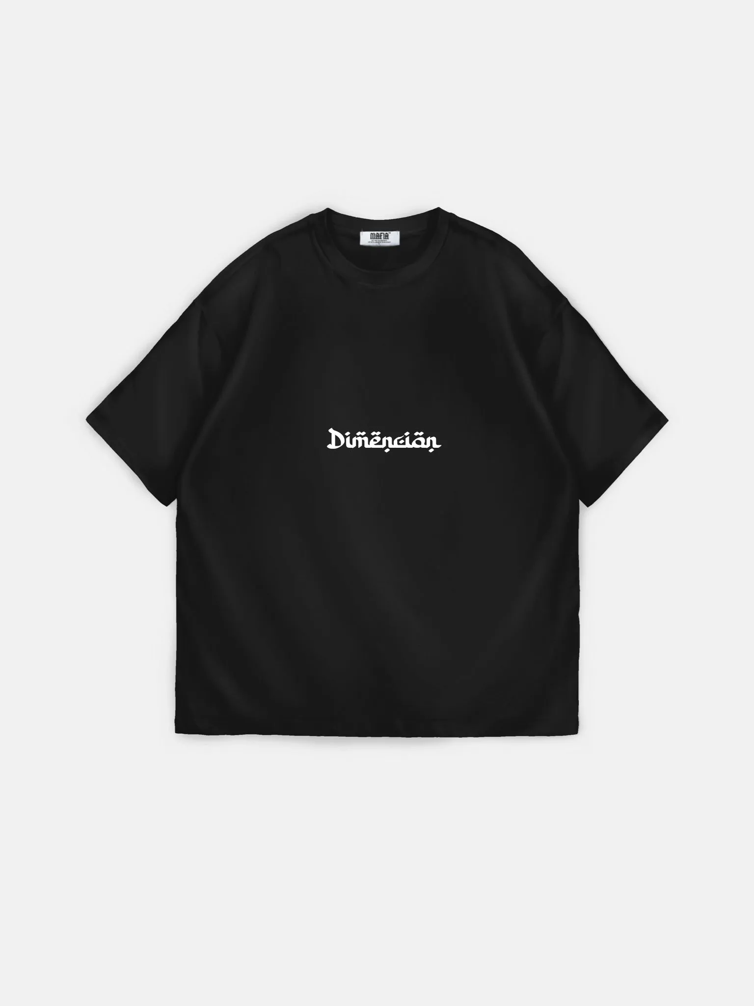 Oversize Dimenson T-shirt - Black and Red