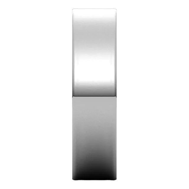 Platinum Flat Ultra-Light Wedding Band, 5 mm Wide