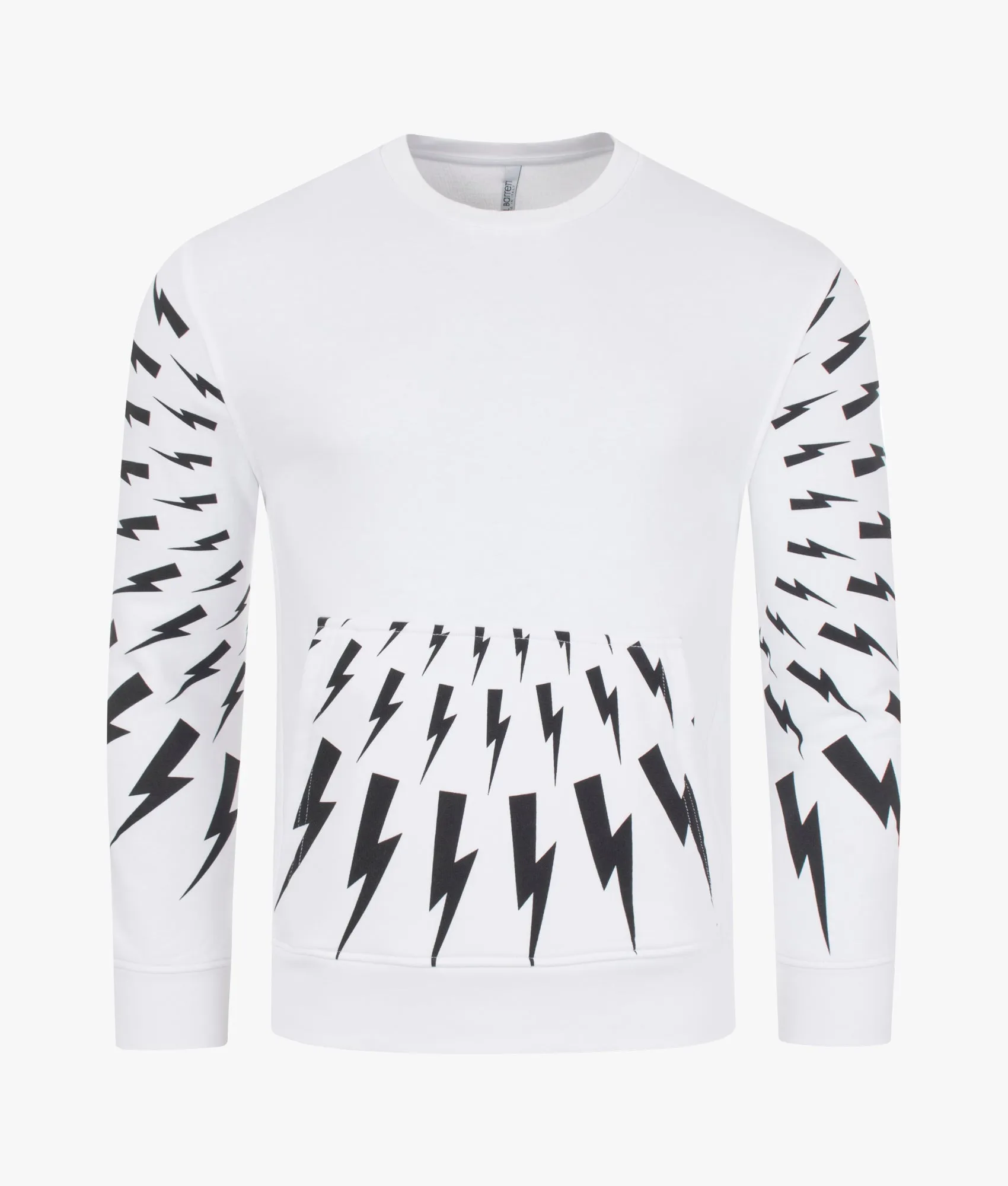 Radial Fair-Isle Thunderbolt Sweatshirt