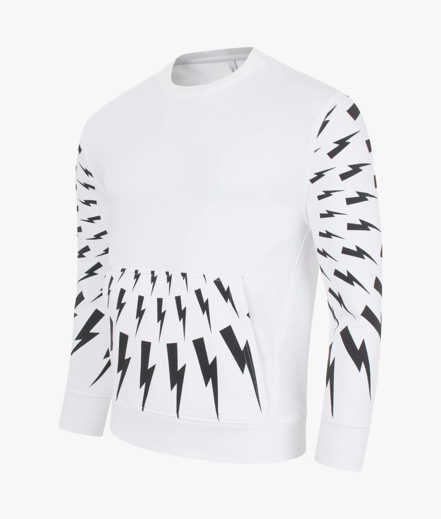 Radial Fair-Isle Thunderbolt Sweatshirt