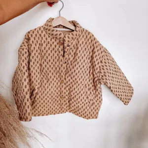 Tan Quilted Jacket
