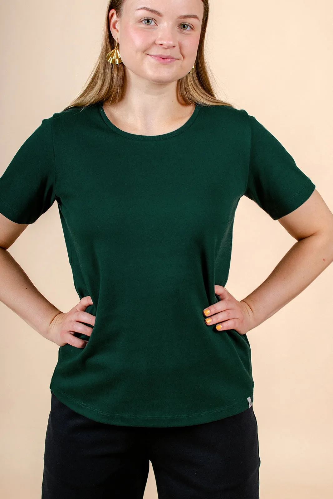 The T-Shirt tuplapakkaus - White & Dark Green