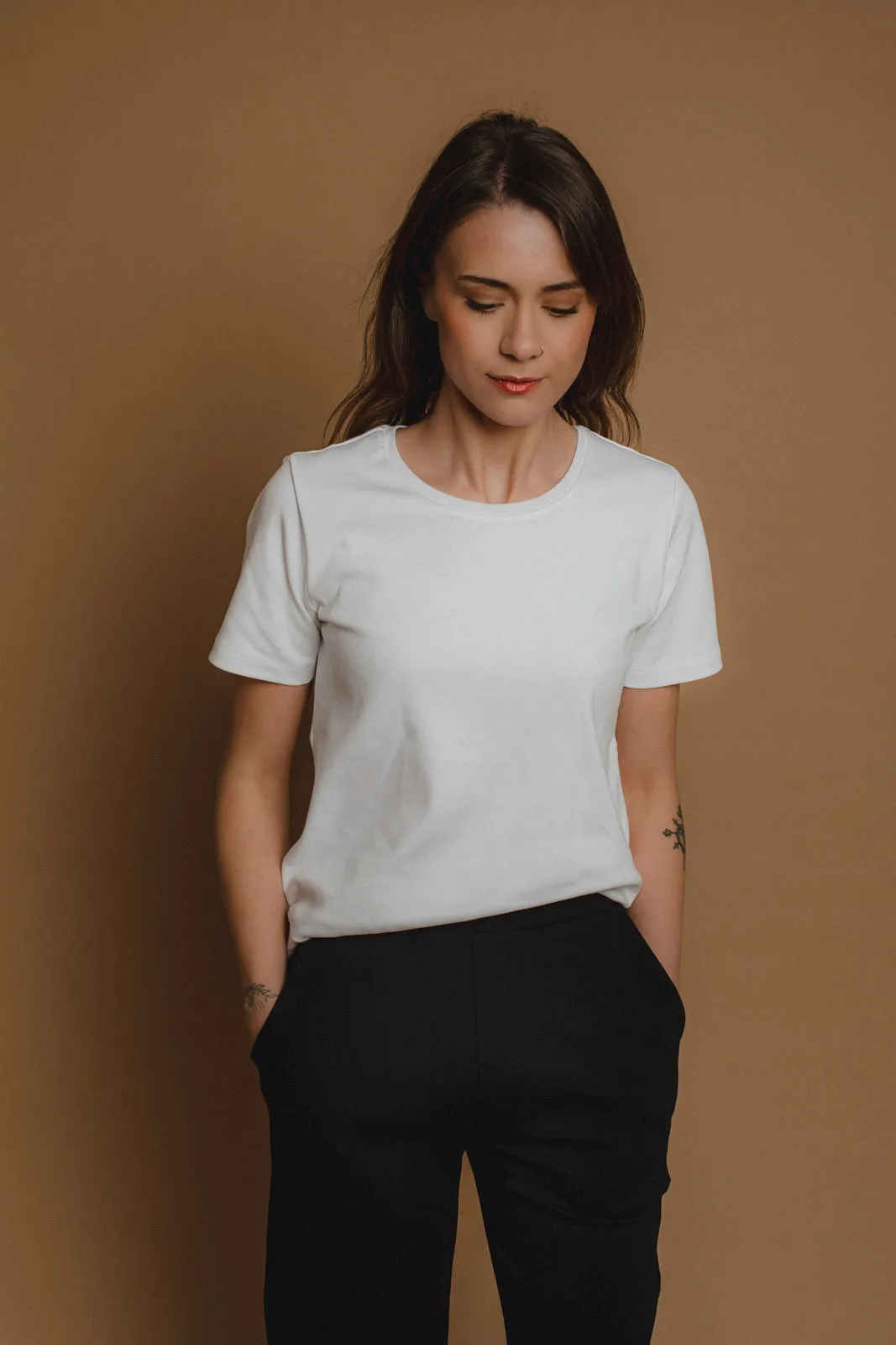 The T-Shirt tuplapakkaus - White & Dark Green