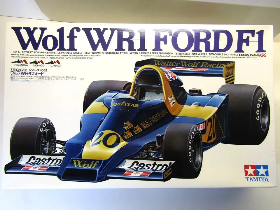 VINTAGE **1981** Tamiya 1 12 Vintage Big Scale Wolf Wr1 Ford  F1