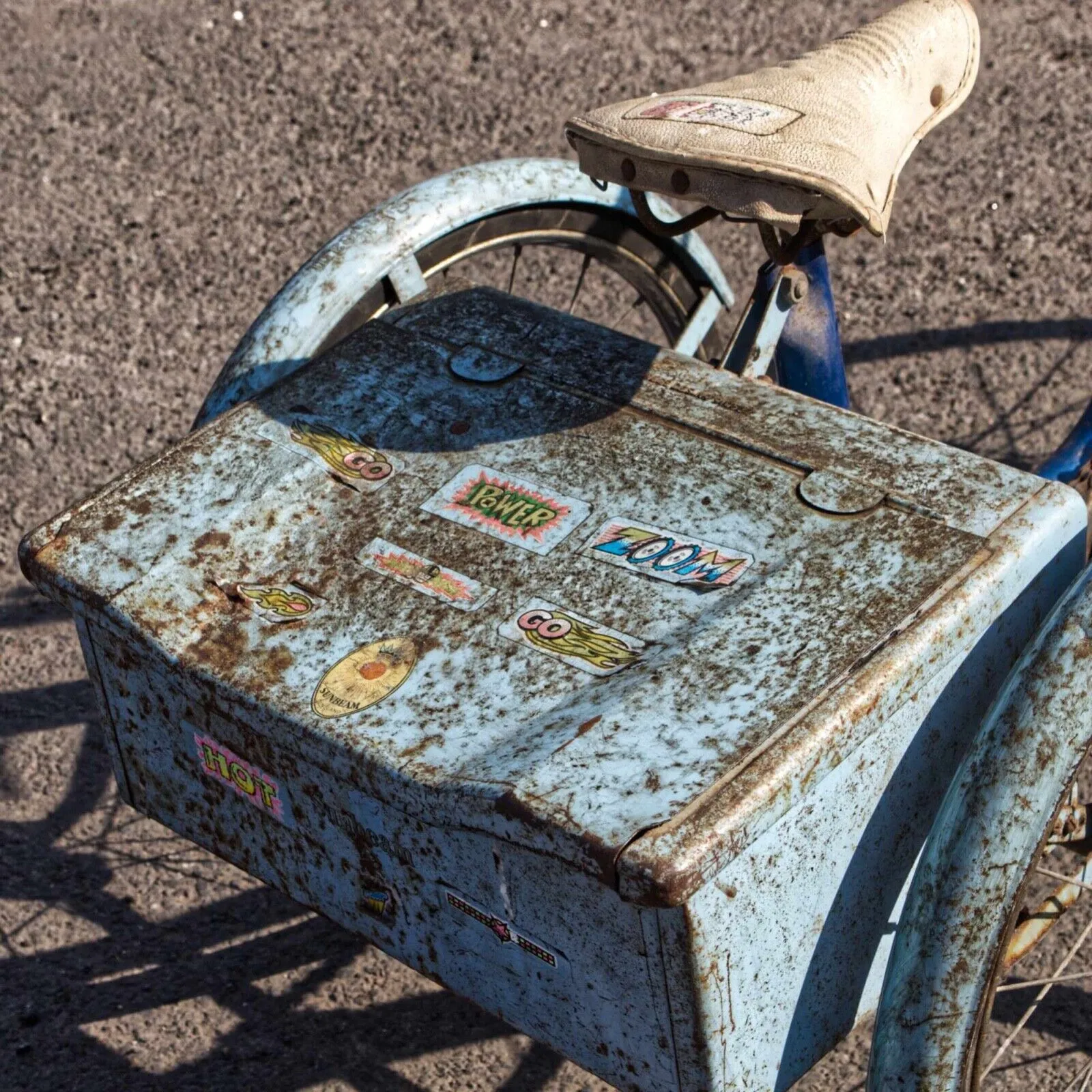 Vintage Childs Raleigh Sunbeam Tricycle With Luggage Box